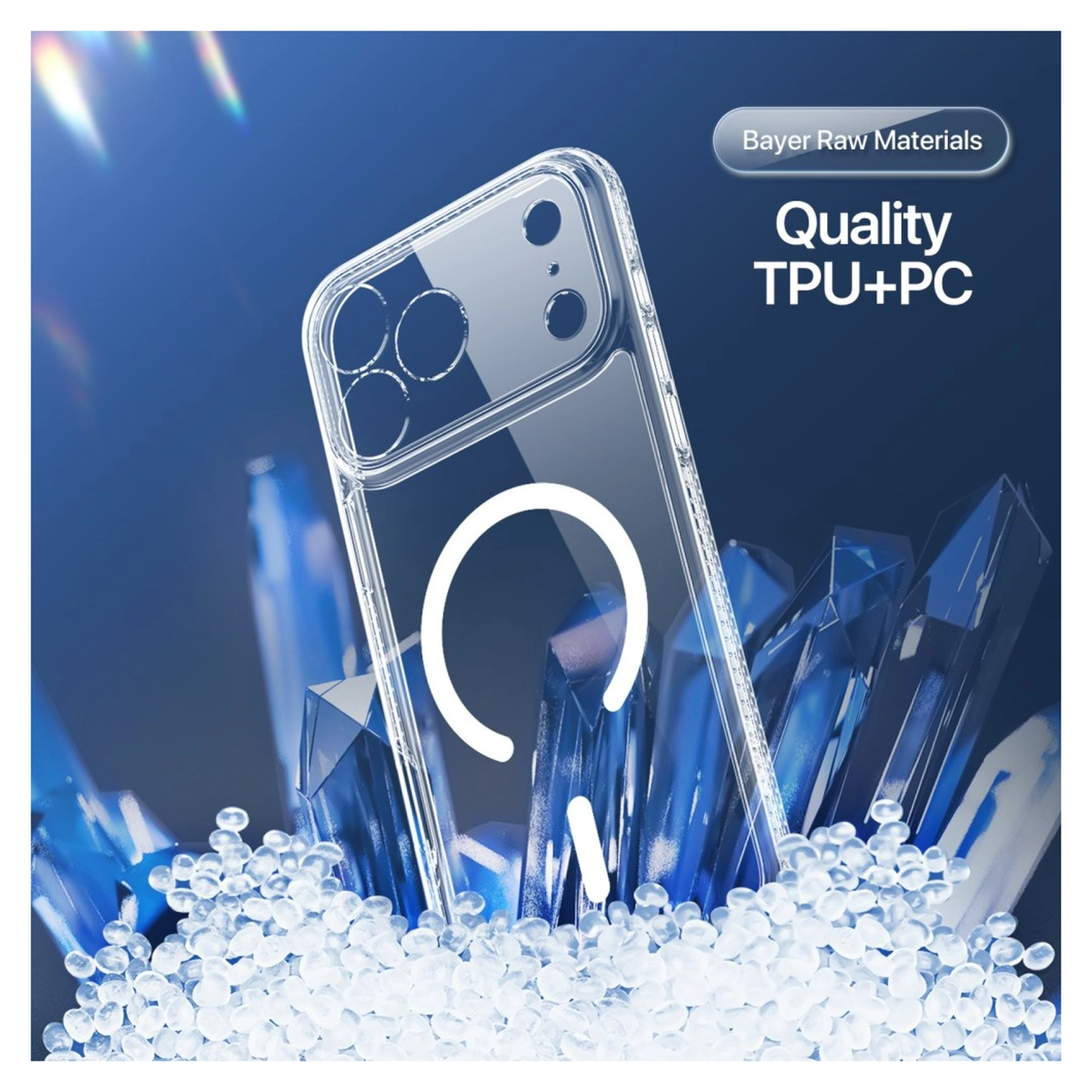 Dux Ducis Clin Apple iPhone 17 Pro Max Hoesje MagSafe Back Cover Transparant afbeelding 7