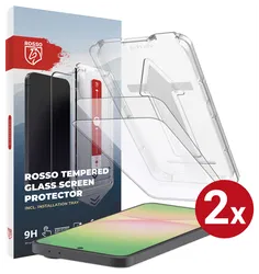 Rosso Samsung Galaxy A56 / S24 FE Tempered Glass met Installatietray (2-Pack) afbeelding