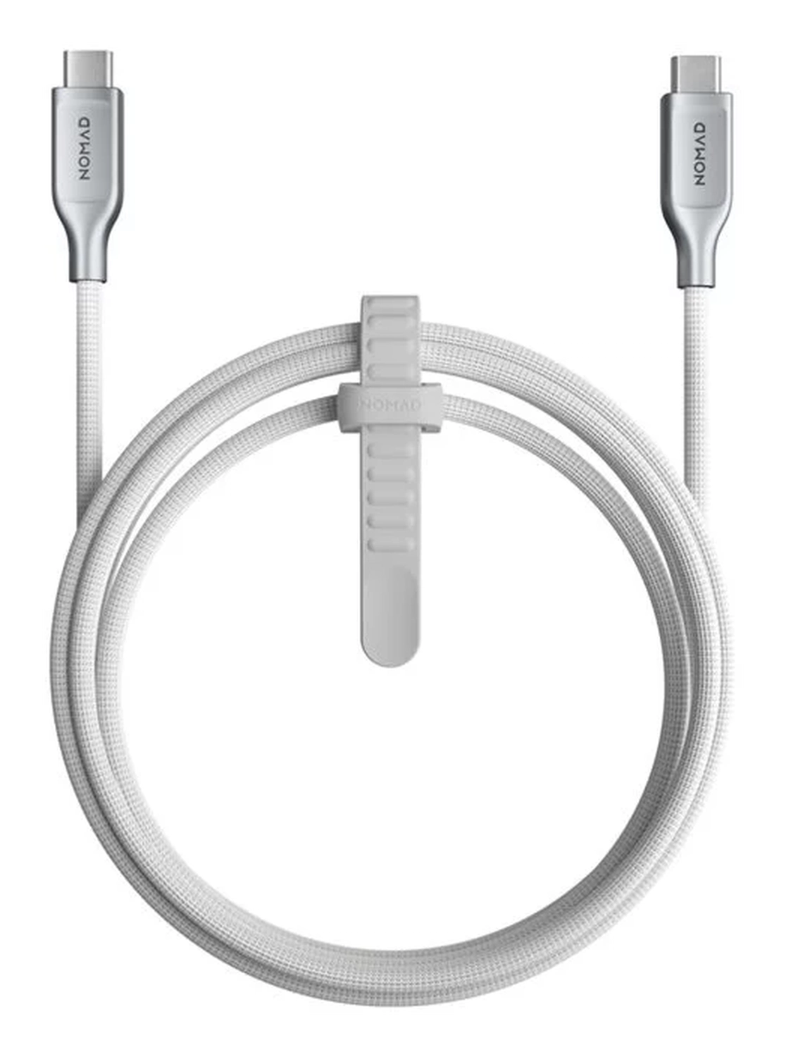 Nomad Kevlar USB-C naar USB-C Kabel 240W Power Delivery Fast Charge 1.5M Wit afbeelding 1