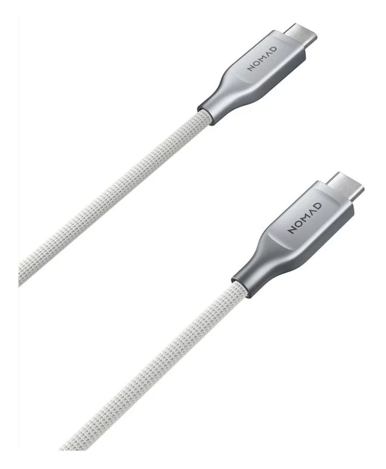 Nomad Kevlar USB-C naar USB-C Kabel 240W Power Delivery Fast Charge 1.5M Wit afbeelding 2
