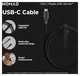Nomad Kevlar USB-C naar USB-C Kabel 240W Power Delivery Fast Charge 1.5M Wit afbeelding 4