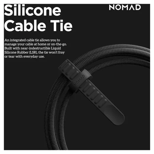 Nomad Kevlar USB-C naar USB-C Kabel 240W Power Delivery Fast Charge 1.5M Wit afbeelding 8