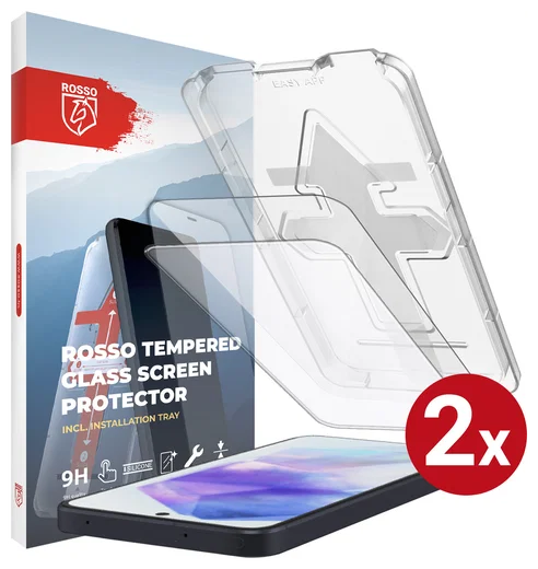 Rosso Samsung Galaxy A55 Tempered Glass met Installatietray (2-Pack) afbeelding 1