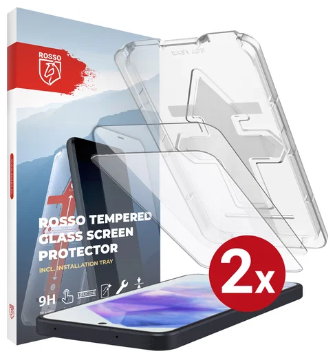 Rosso Samsung Galaxy A55 Tempered Glass met Installatietray (2-Pack) afbeelding 11