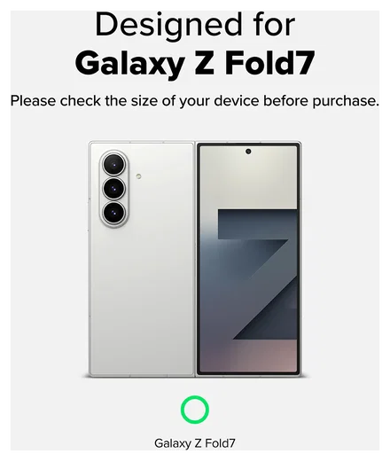 Ringke Slim Magnetic Samsung Galaxy Z Fold 7 Hoesje MagSafe Transparant afbeelding 3