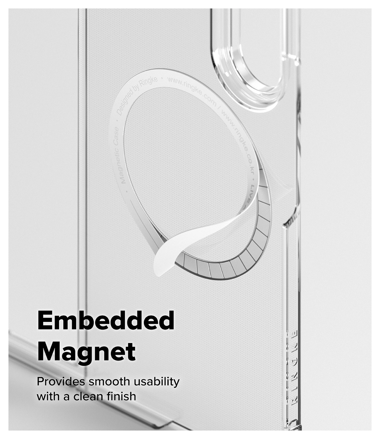 Ringke Slim Magnetic Samsung Galaxy Z Fold 7 Hoesje MagSafe Transparant afbeelding 5