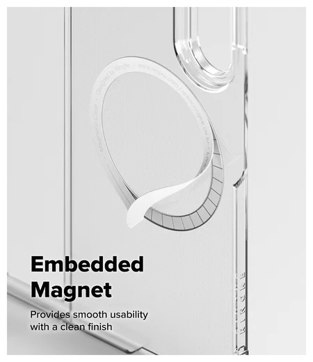 Ringke Slim Magnetic Samsung Galaxy Z Fold 7 Hoesje MagSafe Transparant afbeelding 5