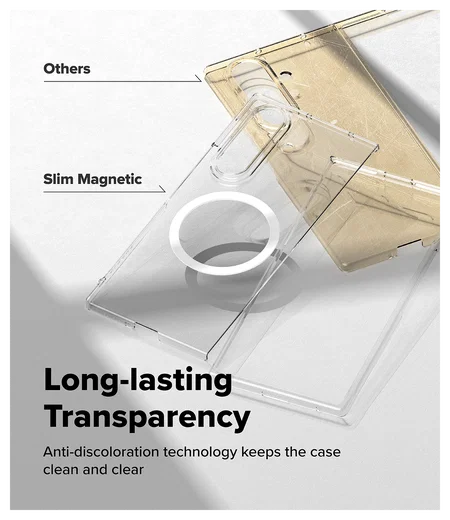 Ringke Slim Magnetic Samsung Galaxy Z Fold 7 Hoesje MagSafe Transparant afbeelding 6
