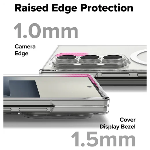 Ringke Slim Magnetic Samsung Galaxy Z Fold 7 Hoesje MagSafe Transparant afbeelding 8