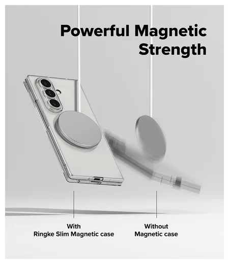 Ringke Slim Magnetic Samsung Galaxy Z Fold 7 Hoesje MagSafe Transparant afbeelding 9