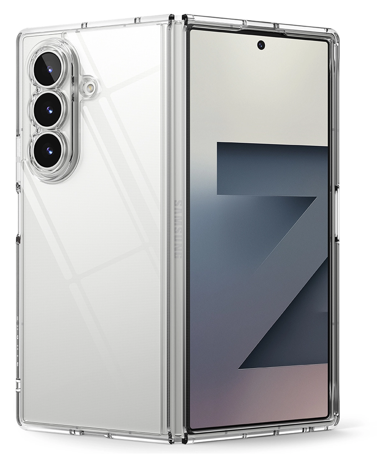 Ringke Fusion Samsung Galaxy Z Fold 7 Hoesje Back Cover Transparant afbeelding 1