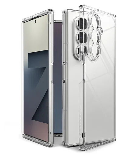 Ringke Fusion Samsung Galaxy Z Fold 7 Hoesje Back Cover Transparant afbeelding 11