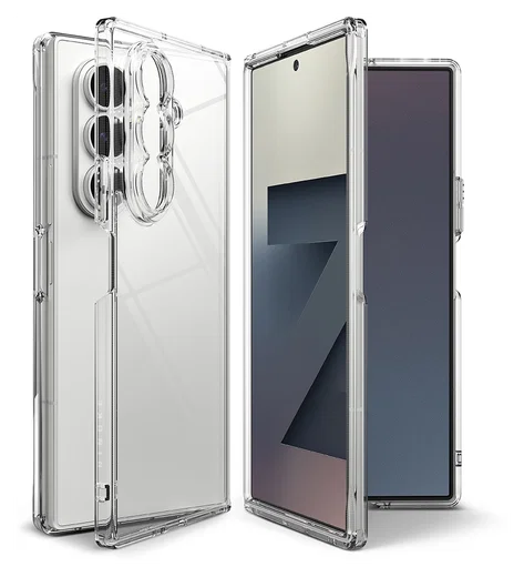Ringke Fusion Samsung Galaxy Z Fold 7 Hoesje Back Cover Transparant afbeelding 2