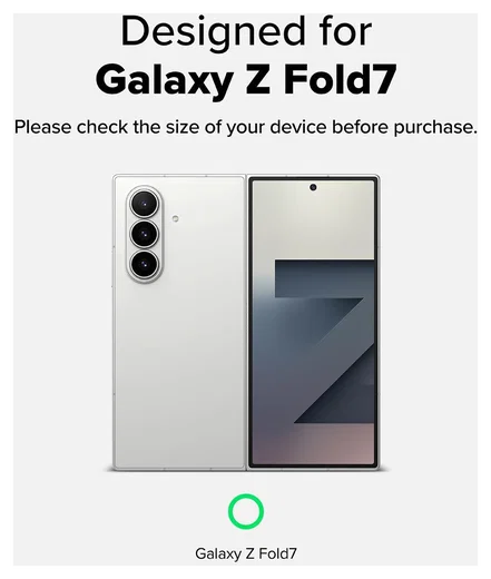 Ringke Fusion Samsung Galaxy Z Fold 7 Hoesje Back Cover Transparant afbeelding 3