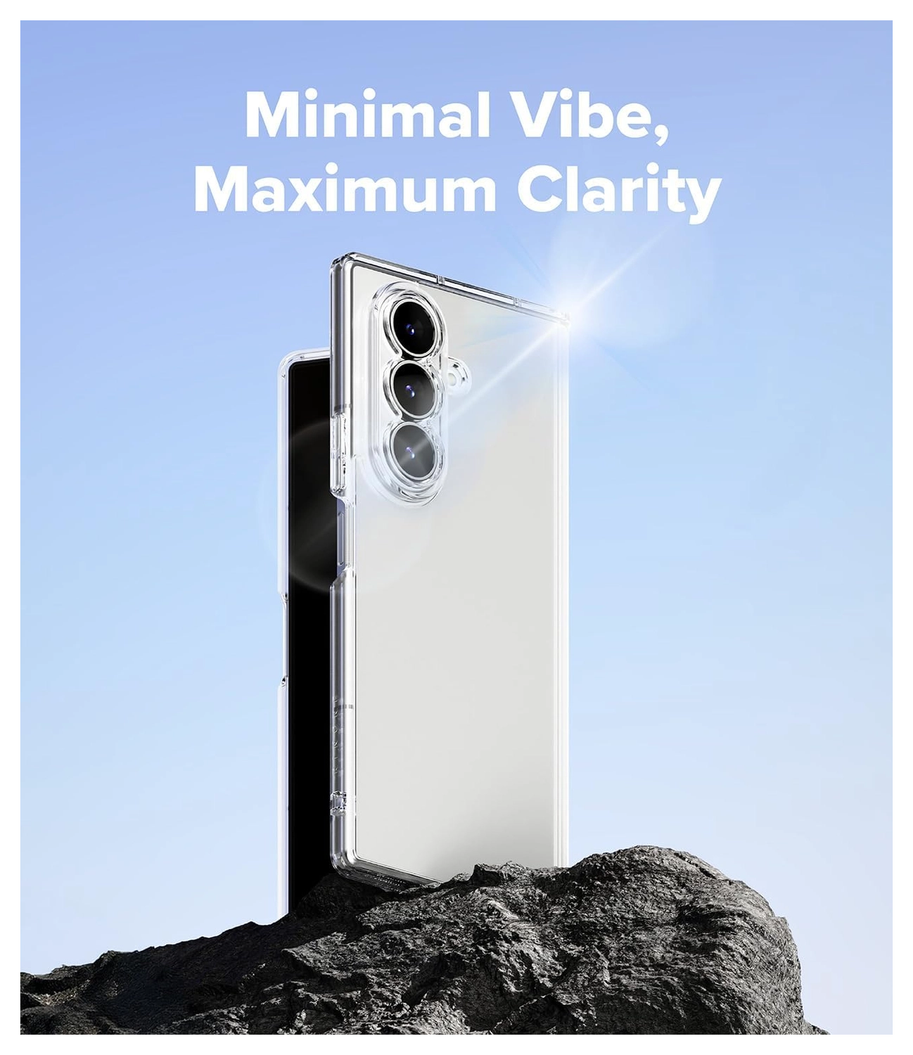Ringke Fusion Samsung Galaxy Z Fold 7 Hoesje Back Cover Transparant afbeelding 4
