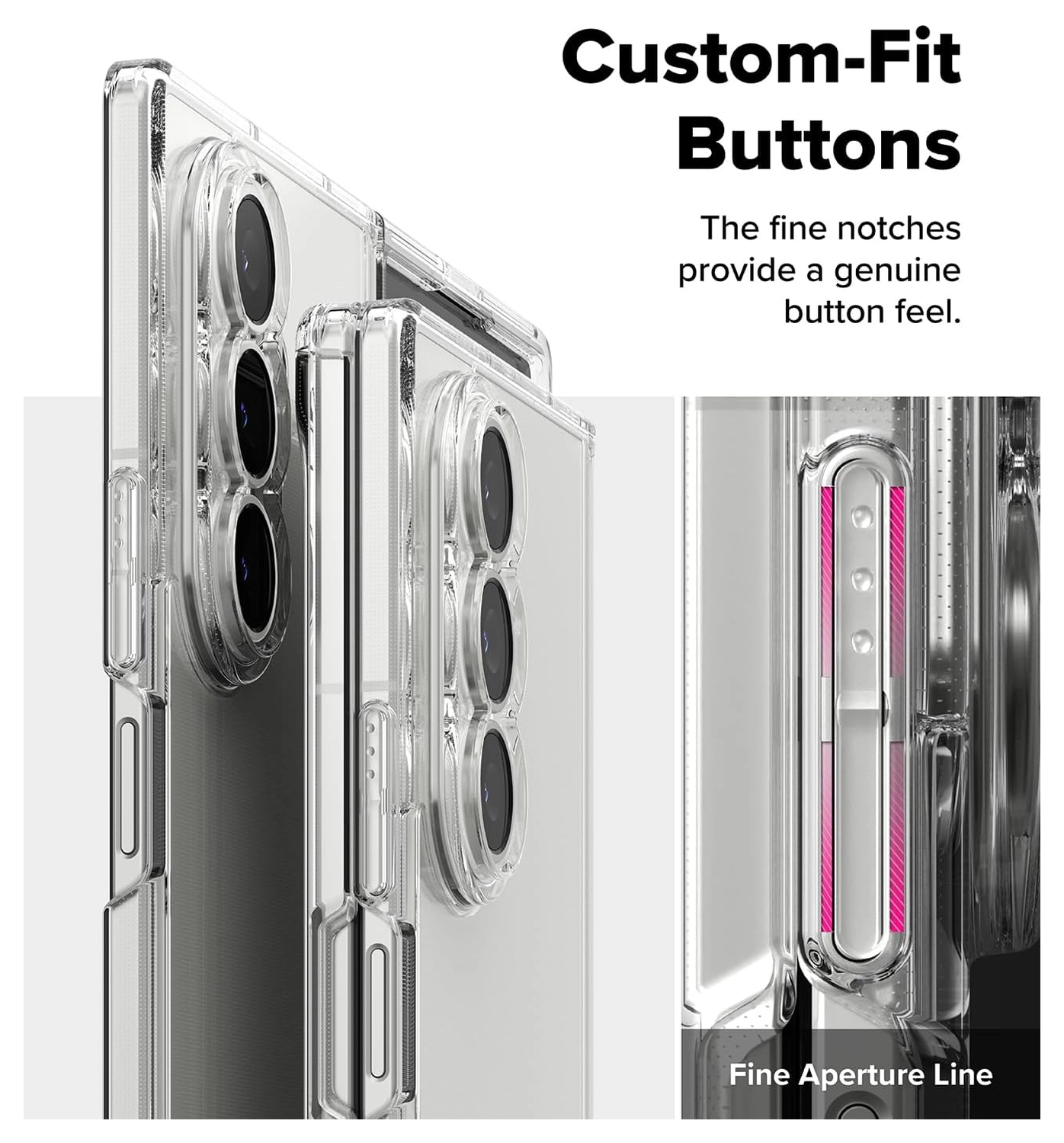 Ringke Fusion Samsung Galaxy Z Fold 7 Hoesje Back Cover Transparant afbeelding 7