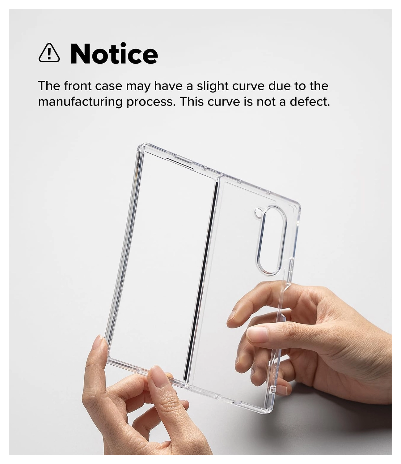 Ringke Fusion Samsung Galaxy Z Fold 7 Hoesje Back Cover Transparant afbeelding 9