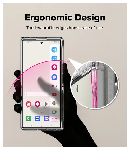 Ringke Fusion Design Samsung Galaxy Z Fold 7 Hoesje Back Cover Dry Flowers afbeelding 13