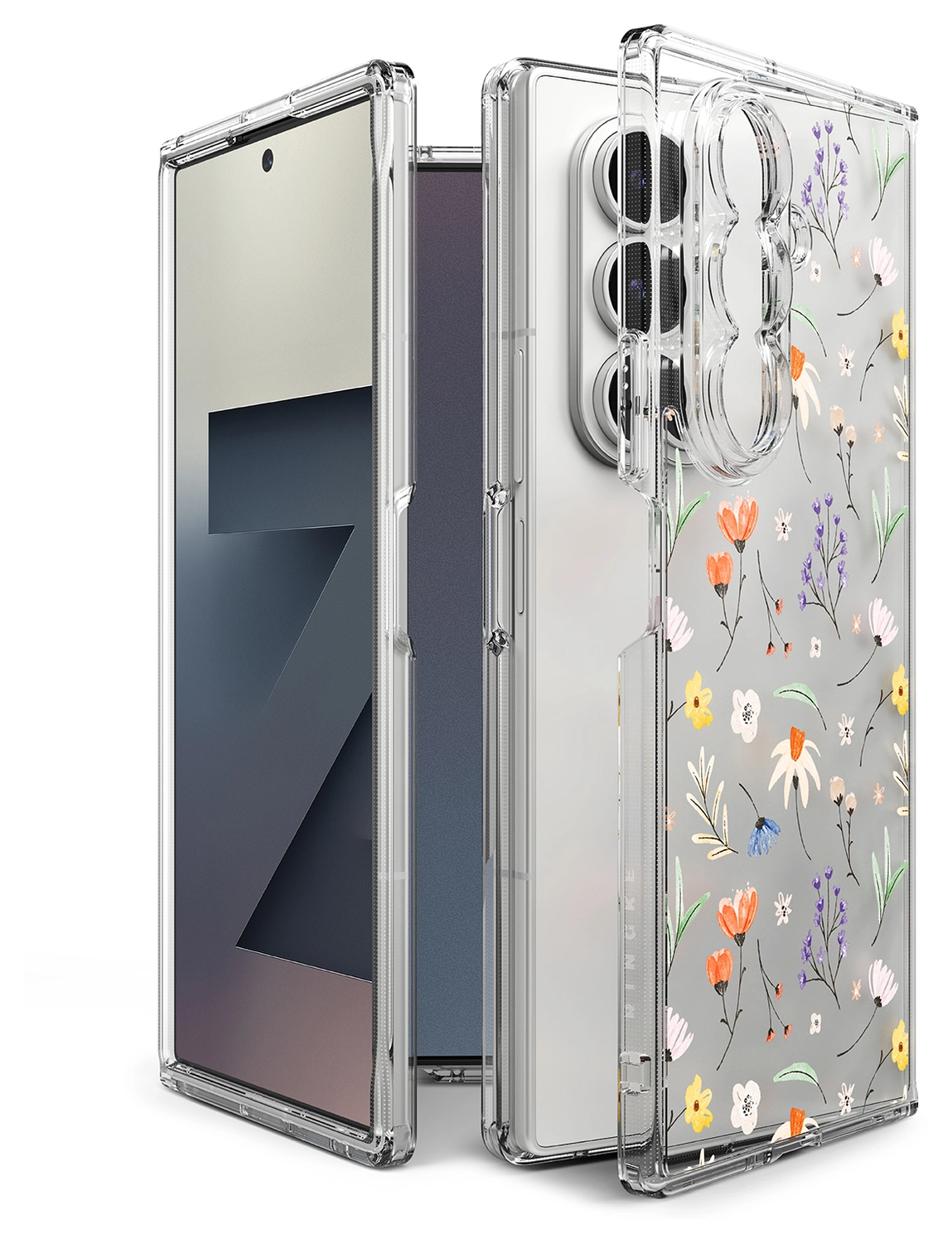 Ringke Fusion Design Samsung Galaxy Z Fold 7 Hoesje Back Cover Dry Flowers afbeelding 16