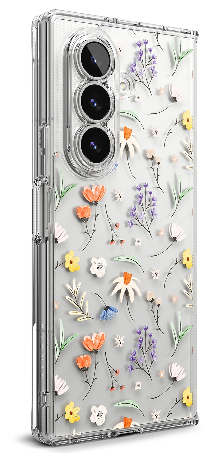 Ringke Fusion Design Samsung Galaxy Z Fold 7 Hoesje Back Cover Dry Flowers afbeelding 18