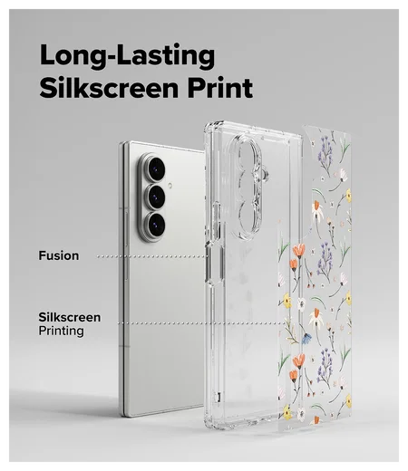 Ringke Fusion Design Samsung Galaxy Z Fold 7 Hoesje Back Cover Dry Flowers afbeelding 7