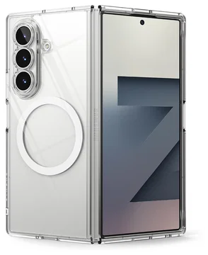 Ringke Fusion Magnetic Samsung Galaxy Z Fold 7 Hoesje MagSafe Transparant