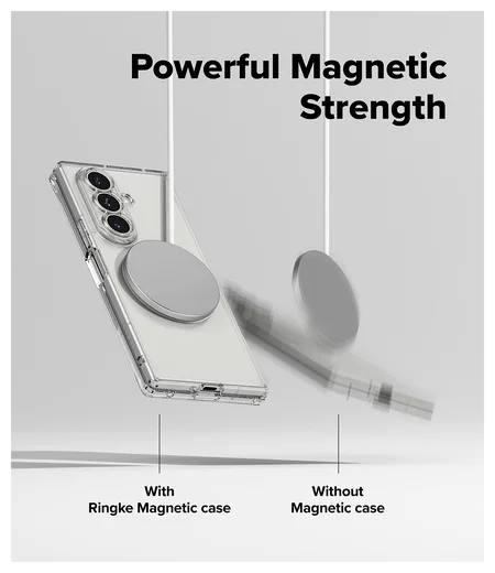 Ringke Fusion Magnetic Samsung Galaxy Z Fold 7 Hoesje MagSafe Transparant afbeelding 5