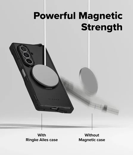 Ringke Alles Samsung Galaxy Z Fold 7 Hoesje 360° MagSafe Standaard Zwart afbeelding 6