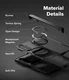 Ringke Alles Samsung Galaxy Z Fold 7 Hoesje 360° MagSafe Standaard Zwart afbeelding 4