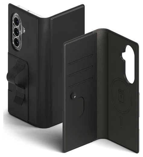 Ringke Folio Grip Wallet Magnetic Samsung Galaxy Z Fold 7 Hoesje Zwart afbeelding 1