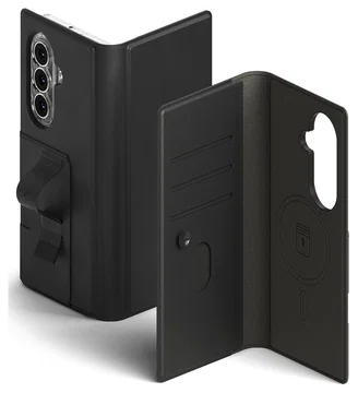Ringke Folio Grip Wallet Magnetic Samsung Galaxy Z Fold 7 Hoesje Zwart