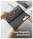 Ringke Folio Grip Wallet Magnetic Samsung Galaxy Z Fold 7 Hoesje Zwart afbeelding 2