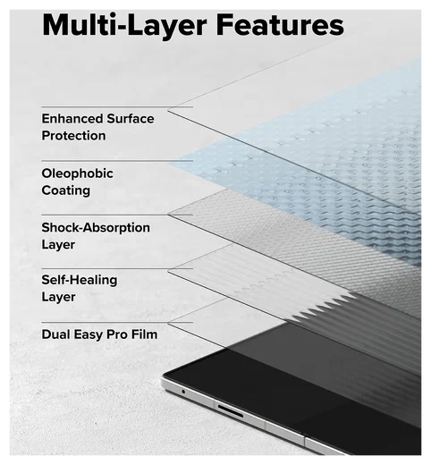 Ringke Dual Easy Pro Film Samsung Galaxy Z Fold 7 Screen Protector Jig 2-Pack afbeelding 11