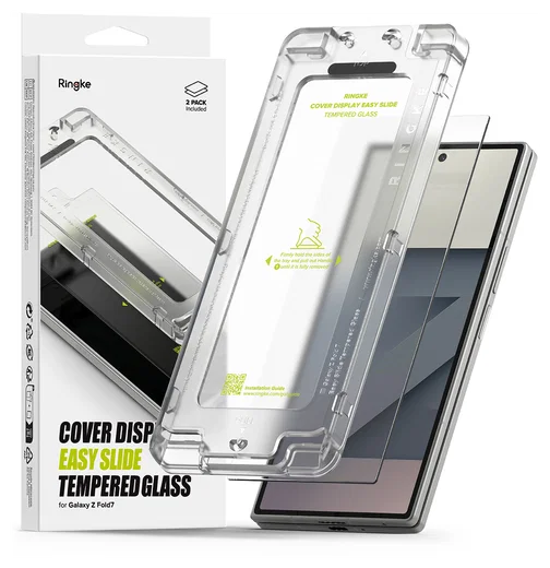 Ringke Cover Display Easy Slide Samsung Z Fold 7 Screen Protector met Jig 2-Pack afbeelding 1