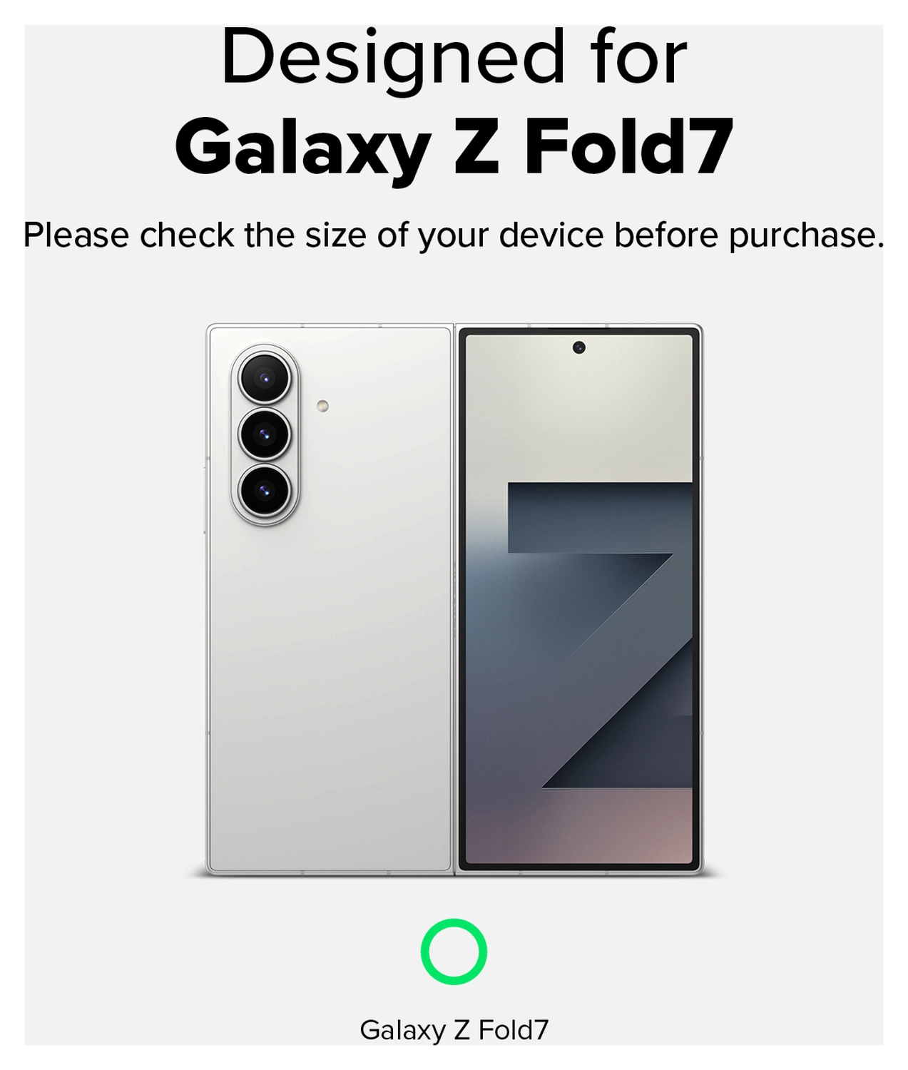 Ringke Cover Display Easy Slide Samsung Z Fold 7 Screen Protector met Jig 2-Pack afbeelding 3