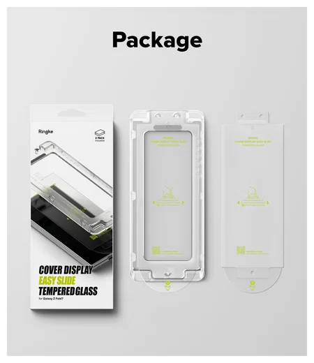 Ringke Cover Display Easy Slide Samsung Z Fold 7 Screen Protector met Jig 2-Pack afbeelding 14