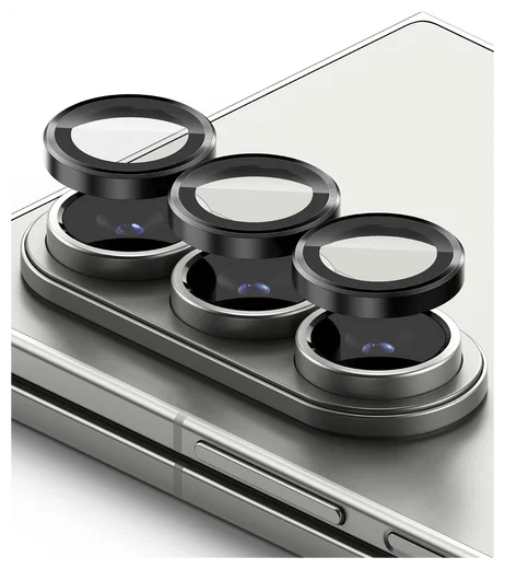 Ringke Frame Glass Samsung Galaxy Z Fold 7 Camera Protector Zwart (2-Pack) afbeelding 13