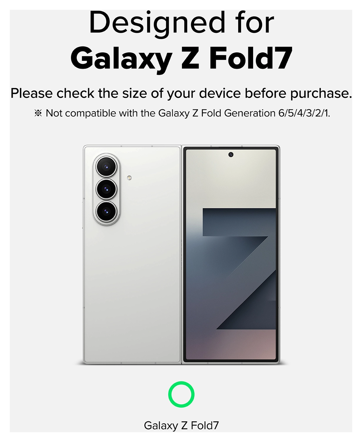 Ringke Hinge Dual Easy Pro Film Samsung Galaxy Z Fold 7 Hinge Protector (2-Pack) afbeelding 3