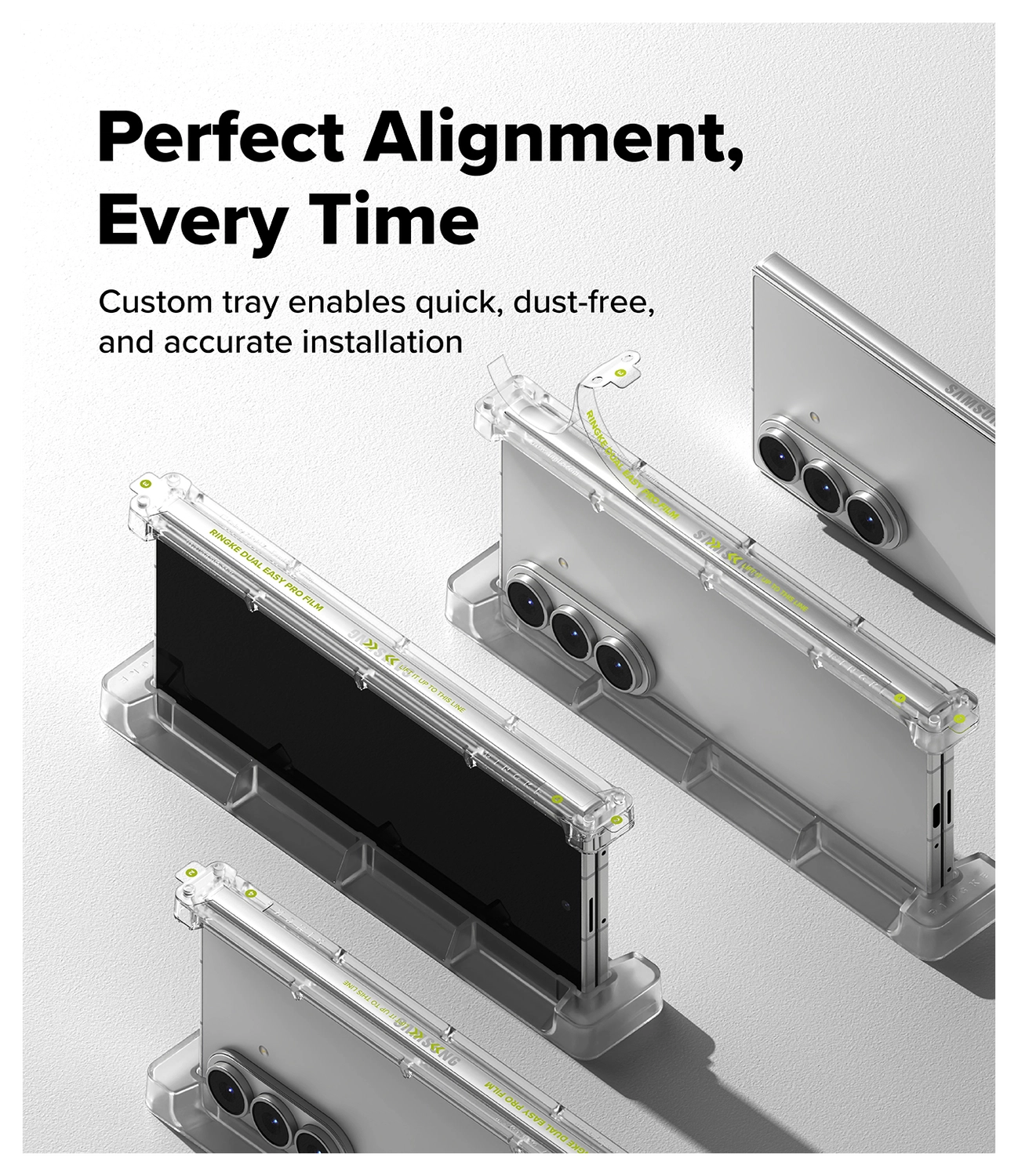 Ringke Hinge Dual Easy Pro Film Samsung Galaxy Z Fold 7 Hinge Protector (2-Pack) afbeelding 6