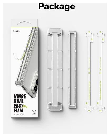 Ringke Hinge Dual Easy Pro Film Samsung Galaxy Z Fold 7 Hinge Protector (2-Pack) afbeelding 8