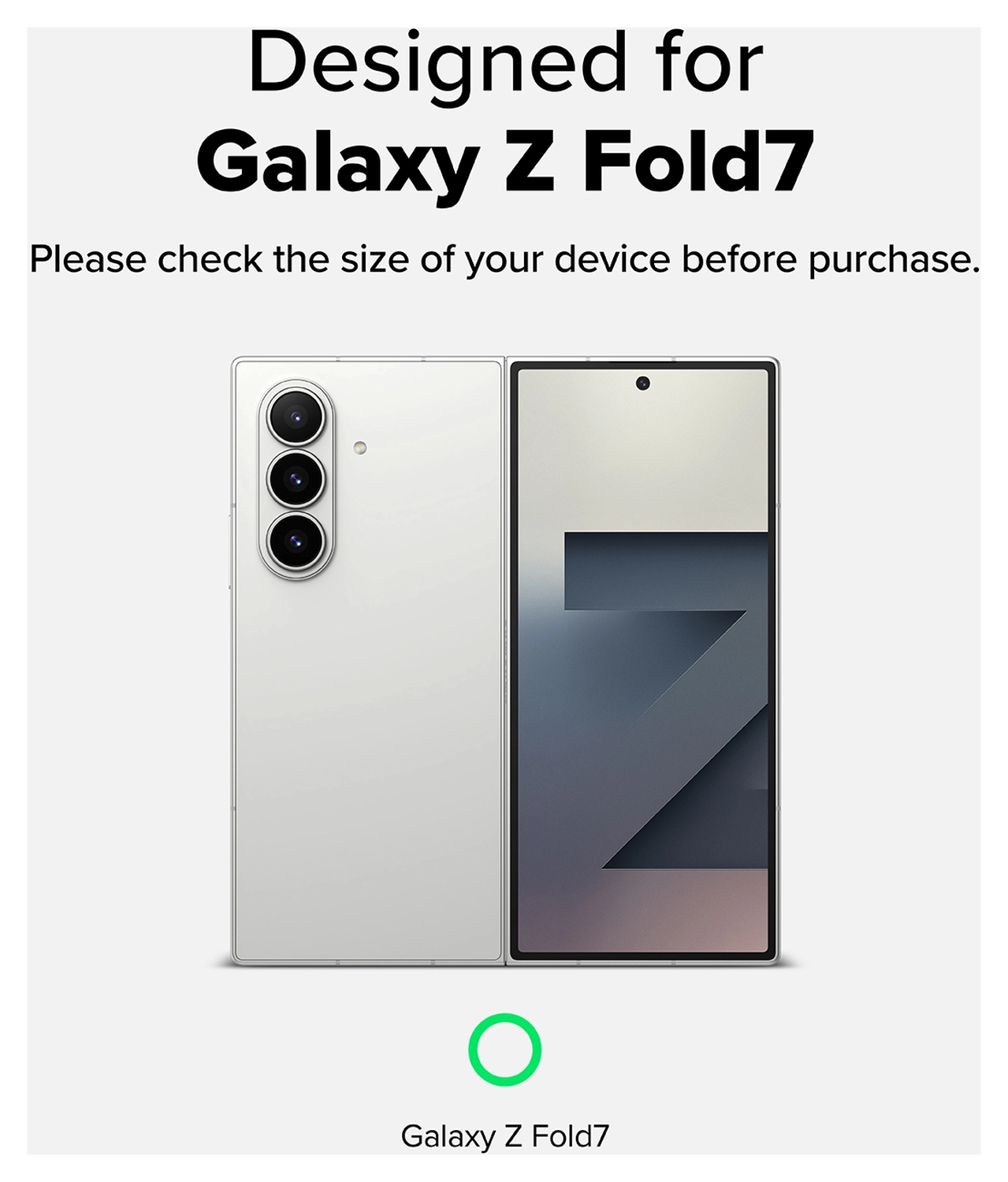 Ringke Samsung Galaxy Z Fold 7 3-in-1 Protector Set Display/Voorkant/Hinge afbeelding 3