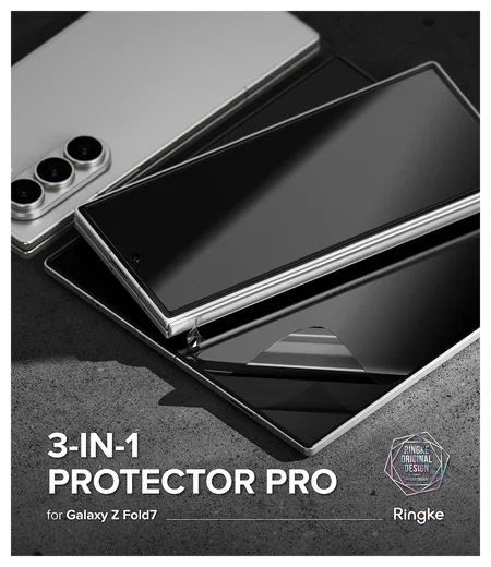 Ringke Samsung Galaxy Z Fold 7 3-in-1 Protector Set Display/Voorkant/Hinge afbeelding 21