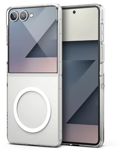 Ringke Slim Magnetic Samsung Galaxy Z Flip 7 Hoesje MagSafe Transparant afbeelding 13