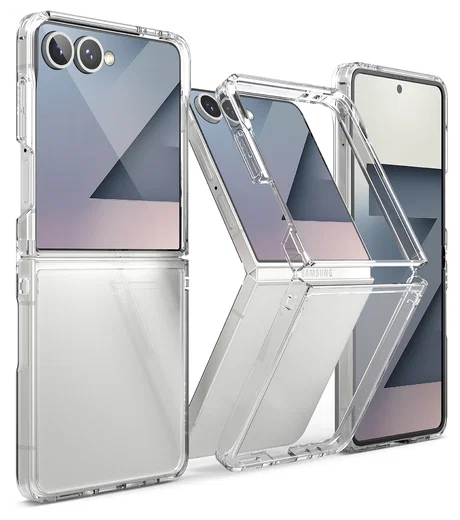 Ringke Fusion Samsung Galaxy Z Flip 7 Hoesje Back Cover Transparant afbeelding 1