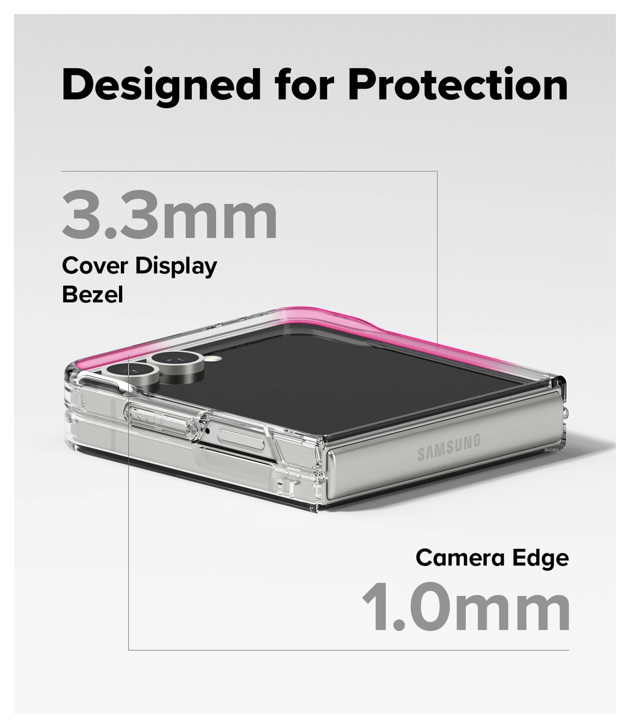 Ringke Fusion Design Samsung Galaxy Z Flip 7 Hoesje Back Cover Dry Flowers afbeelding 10
