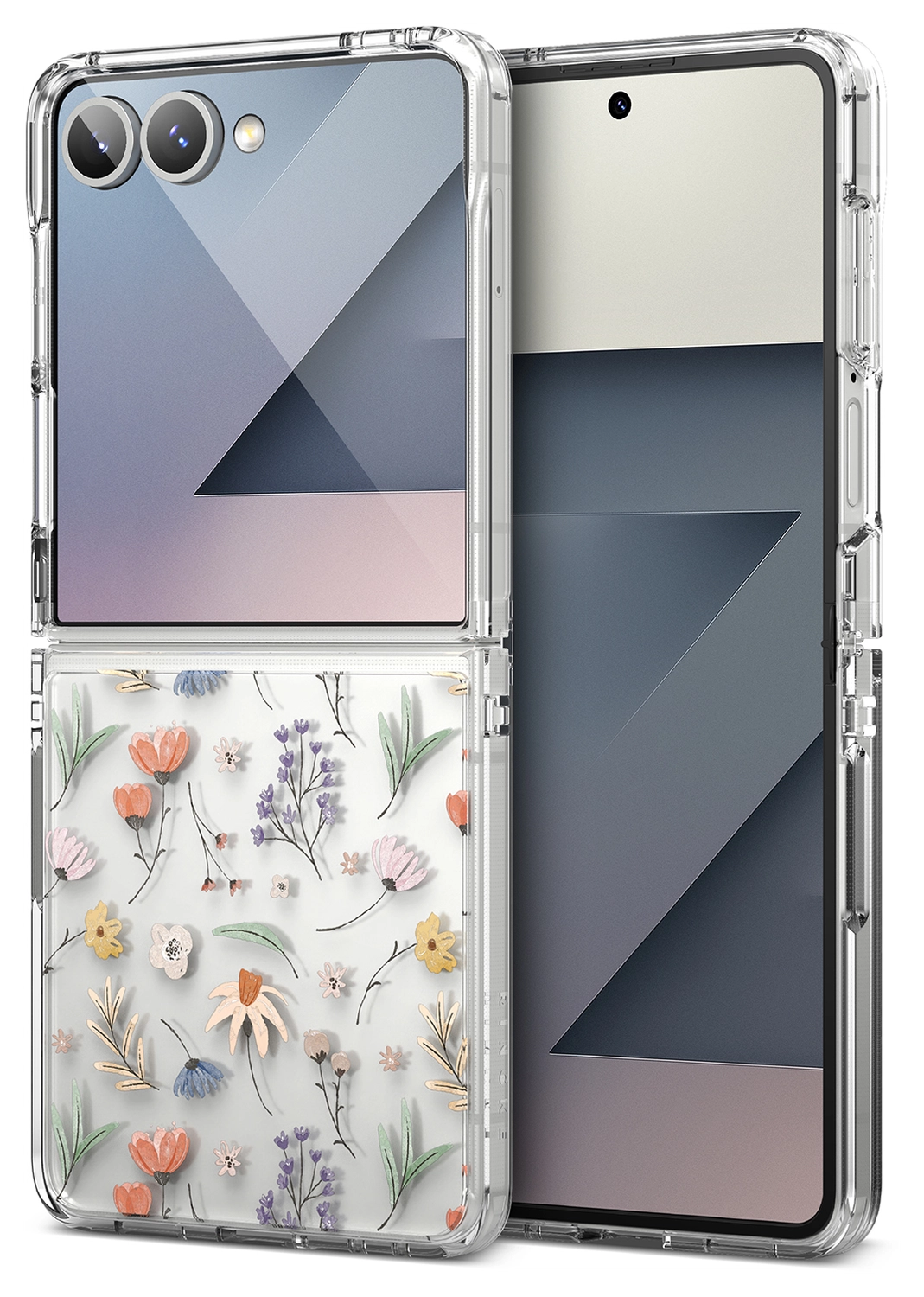 Ringke Fusion Design Samsung Galaxy Z Flip 7 Hoesje Back Cover Dry Flowers afbeelding 15