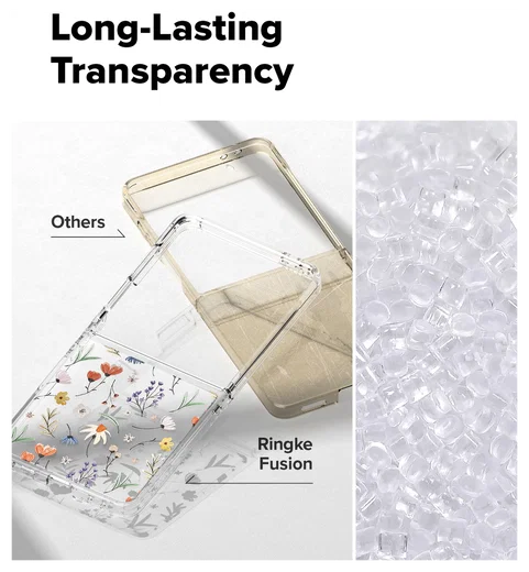 Ringke Fusion Design Samsung Galaxy Z Flip 7 Hoesje Back Cover Dry Flowers afbeelding 8