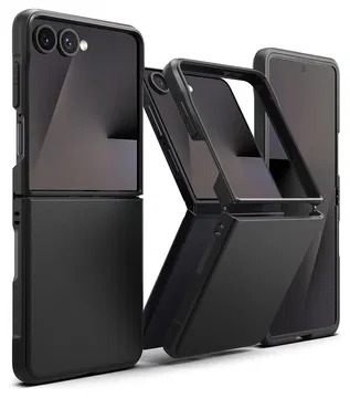 Ringke Onyx Samsung Galaxy Z Flip 7 Hoesje Flexibel TPU Back Cover Zwart