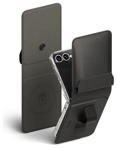 Ringke Folio Grip Wallet Magnetic Samsung Galaxy Z Flip 7 Hoesje Zwart afbeelding 1
