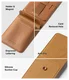 Ringke Folio Grip Wallet Magnetic Samsung Galaxy Z Flip 7 Hoesje Bruin afbeelding 3